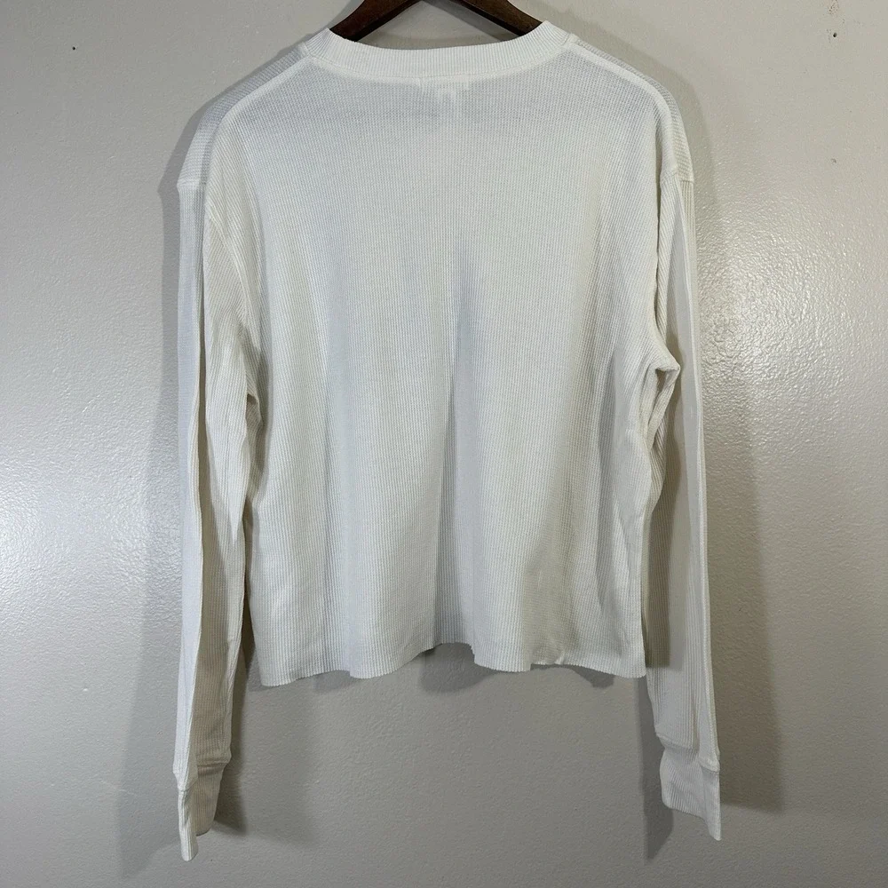 Full Tilt Women's XL Rocky Mountain CO Waffle Knit Graphic Long Sleeve Shirt - Picture 2 of 6